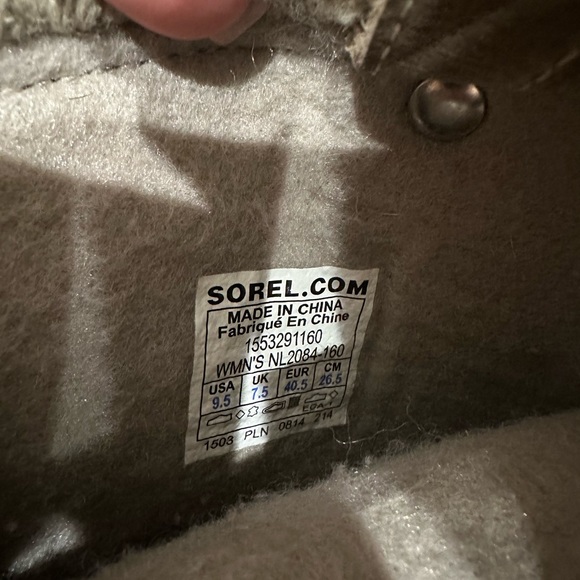 Joan of Arctic SOREL knit boot 9.5 women’s waterproof - Picture 6 of 6